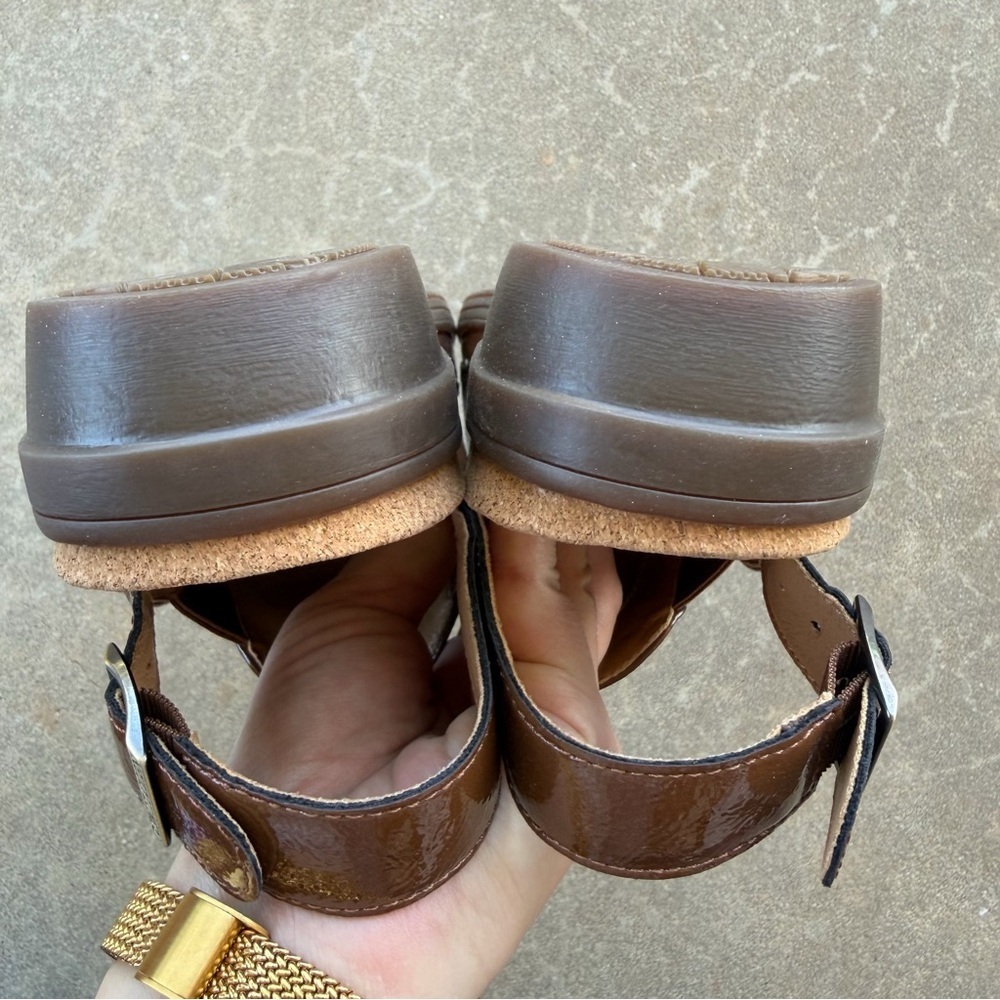 Revitalign Ventura Patent Clog Brown Women’s Size 8B - Picture 10 of 12